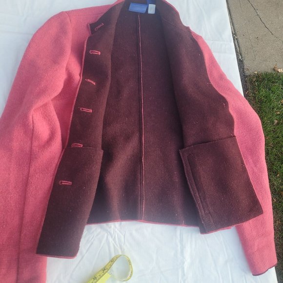J. H. Collectibles Wool Blend Jacket Pink Women's size Medium - Picture 7 of 15